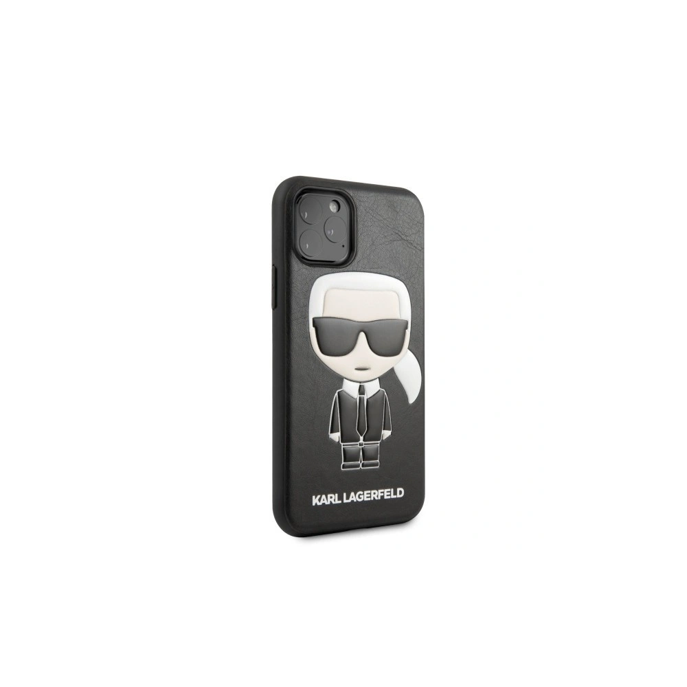 Karl Lagerfeld KLHCN58IKPUBK iPhone 11 Pro hardcase czarny/black Iconic Karl Embossed