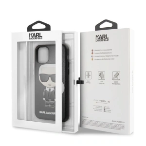 Karl Lagerfeld KLHCN58IKPUBK iPhone 11 Pro hardcase czarny/black Iconic Karl Embossed