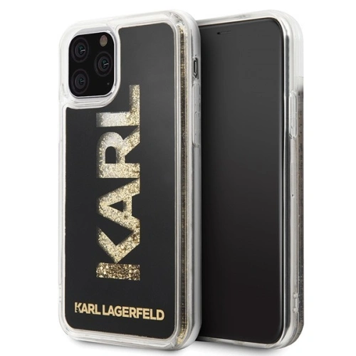 Kup Karl Lagerfeld KLHCN58KAGBK iPhone 11 Pro fekete/black Karl logo Glitter - KLD123BLK - {ean13} - Sklep Home Screen