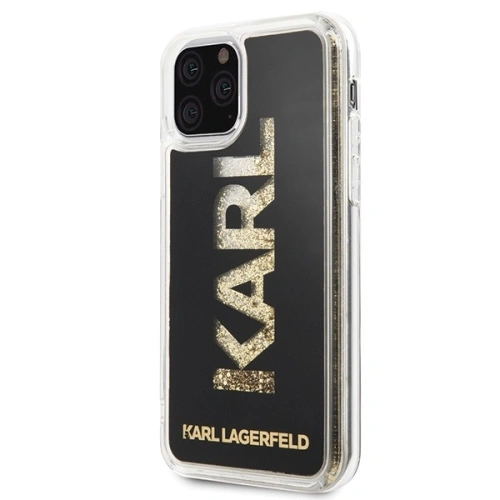 Kup Karl Lagerfeld KLHCN58KAGBK iPhone 11 Pro fekete/black Karl logo Glitter - KLD123BLK - {ean13} - Sklep Home Screen