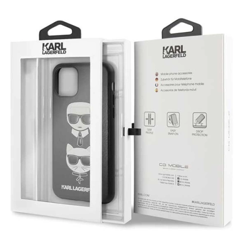 Kup Karl Lagerfeld KLHCN58KICKC iPhone 11 Pro hardcase czarny/black Karl & Choupette - KLD124BLK - {ean13} - Sklep Home Screen