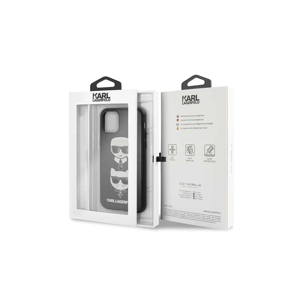 Karl Lagerfeld KLHCN58KICKC iPhone 11 Pro hardcase czarny/black Karl & Choupette