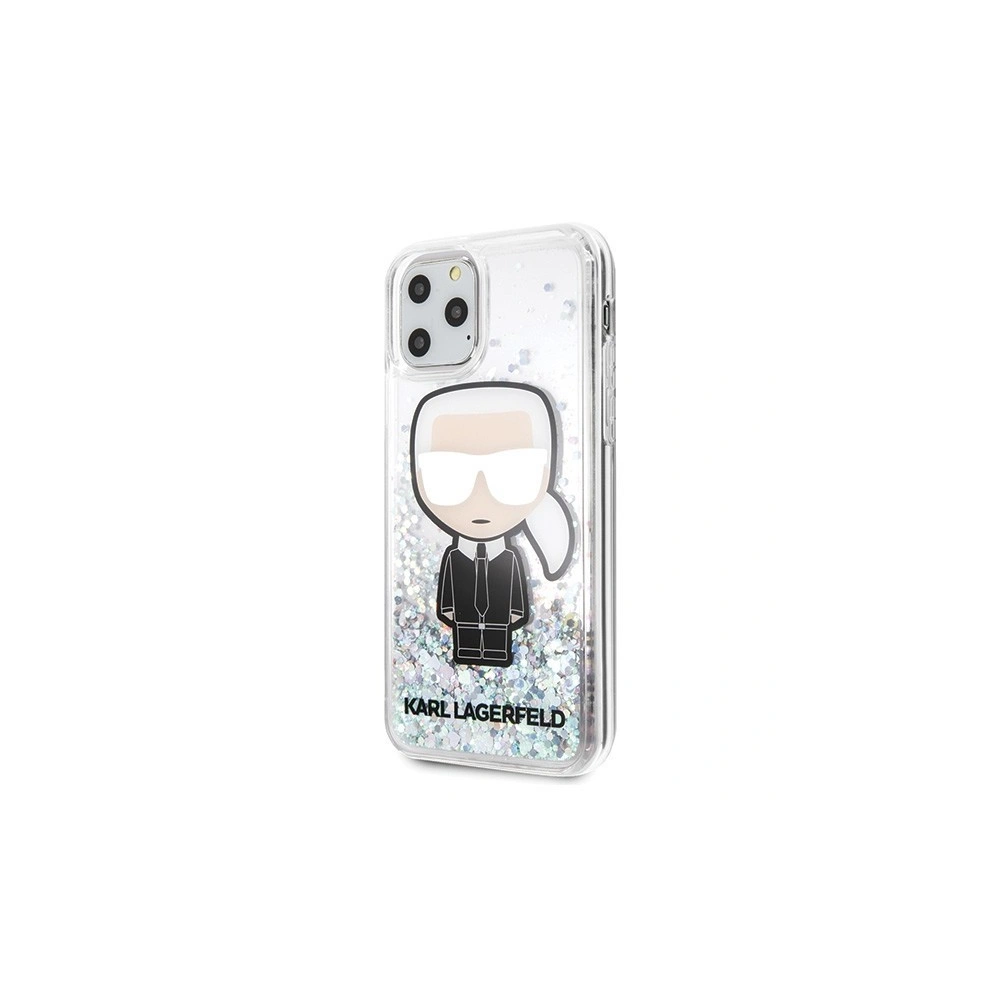 Karl Lagerfeld KLHCN58LGIRKL iPhone 11 Pro hardcase Glitter Iridescent Ikonik