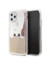 Karl Lagerfeld KLHCN58PABGNU iPhone 11 Pro rozie-aurie/hard case PEEK A BOO Liquid Glitter