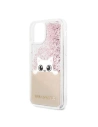 Kup Karl Lagerfeld KLHCN58PABGNU iPhone 11 Pro rózsaszín-arany/hard case PEEK A BOO Liquid Glitter - KLD126RS - {ean13} - Sklep Home Screen