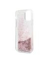Kup Karl Lagerfeld KLHCN58PABGNU iPhone 11 Pro rózsaszín-arany/hard case PEEK A BOO Liquid Glitter - KLD126RS - {ean13} - Sklep Home Screen