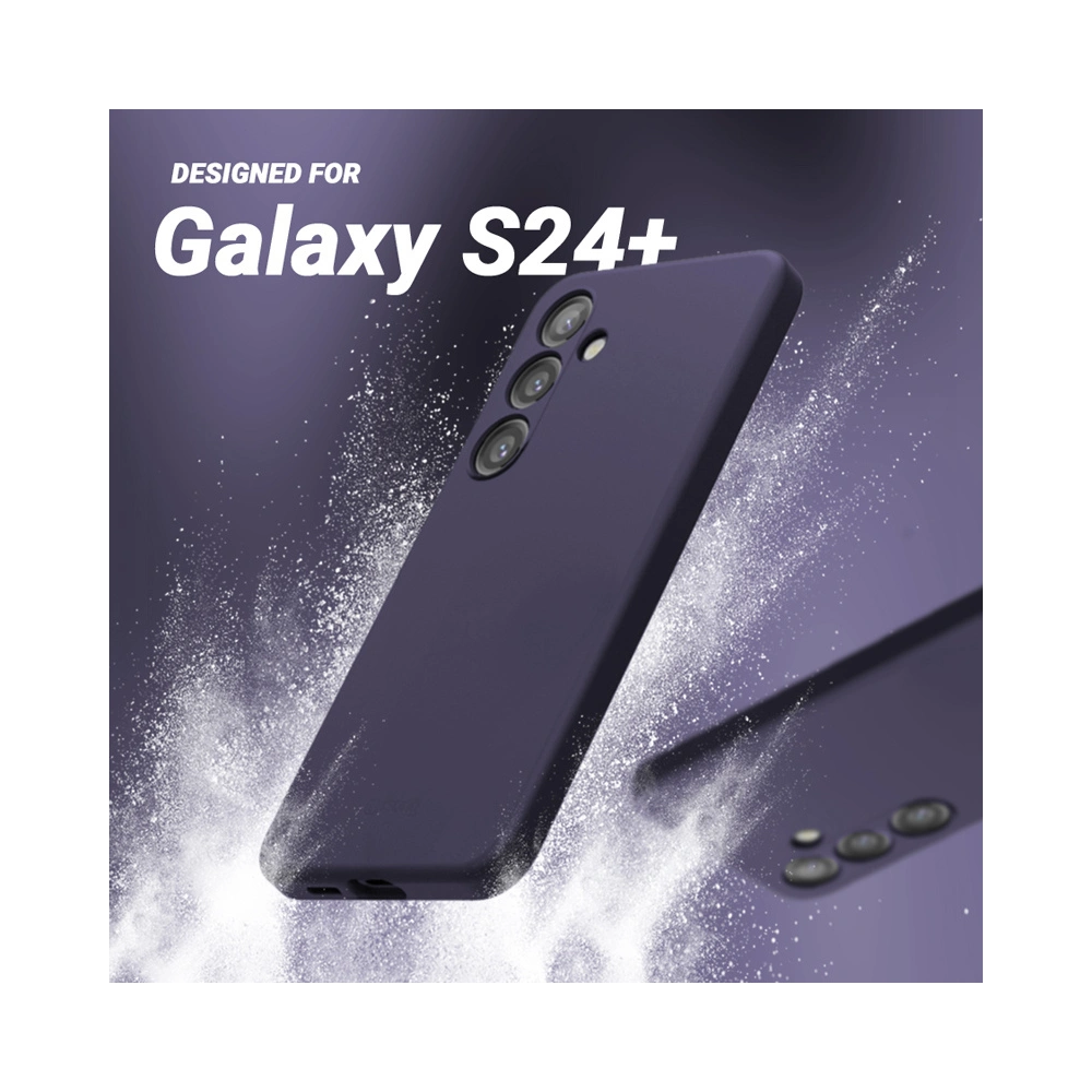 Etui Crong Color Cover Samsung Galaxy S24+ Plus fioletowy