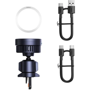 Kup Auto-Handyhalterung für Lüftungsgitter Baseus MagPro mit 15W induktiver Ladestation (schwarz) - BSU4864 - {ean13} - Sklep Home Screen