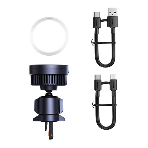 Kup Auto-Handyhalterung für Lüftungsgitter Baseus MagPro mit 15W induktiver Ladestation (schwarz) - BSU4864 - {ean13} - Sklep Home Screen