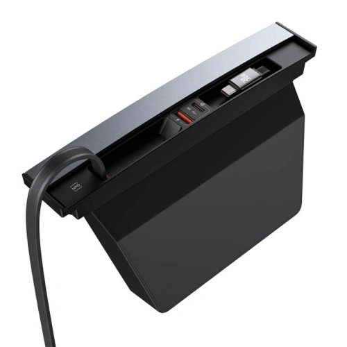 Kup HUB Baseus T-Space USB-C kábellel, USB-C 45W Teslához (fekete) - BSU4866 - {ean13} - Sklep Home Screen