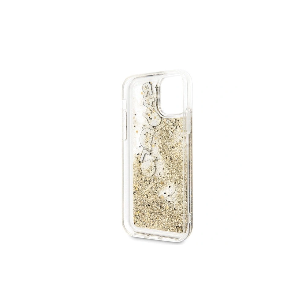 Karl Lagerfeld KLHCN58ROGO iPhone 11 Pro czarno-złoty/black & gold hard case Glitter
