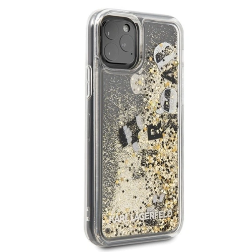 Kup Karl Lagerfeld KLHCN58ROGO iPhone 11 Pro fekete-arany/glitter kemény tok - KLD127BLKGLD - {ean13} - Sklep Home Screen