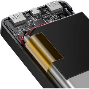 Powerbank Baseus Bipow 30000mAh 15W + kabel 4w1 USB-A / microUSB, 2xUSB-C, Lightning 1.2m