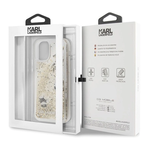 Kup Karl Lagerfeld KLHCN58ROGO iPhone 11 Pro negru-aurie/black & gold hard case Glitter - KLD127BLKGLD - {ean13} - Sklep Home Screen