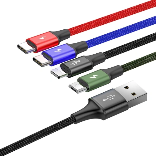 Kup Powerbank Baseus Bipow 30000mAh 15W + kabel 4w1 USB-A / microUSB, 2xUSB-C, Lightning 1.2m - BSU4867 - {ean13} - Sklep Home Screen