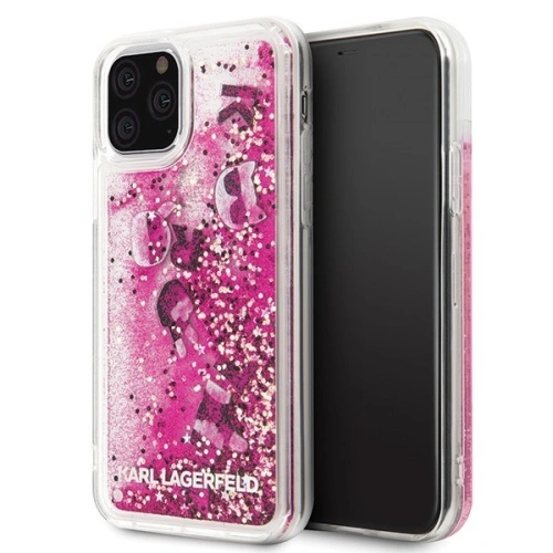Kup Karl Lagerfeld KLHCN58ROPI iPhone 11 Pro rosegold/rosegold Hartschalenetui Glitter - KLD128PNK - {ean13} - Sklep Home Screen