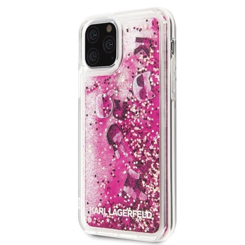 Kup Karl Lagerfeld KLHCN58ROPI iPhone 11 Pro rosegold/rosegold Hartschalenetui Glitter - KLD128PNK - {ean13} - Sklep Home Screen