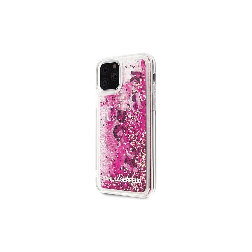 Karl Lagerfeld KLHCN58ROPI iPhone 11 Pro różowo-złoty/rosegold hard case Glitter
