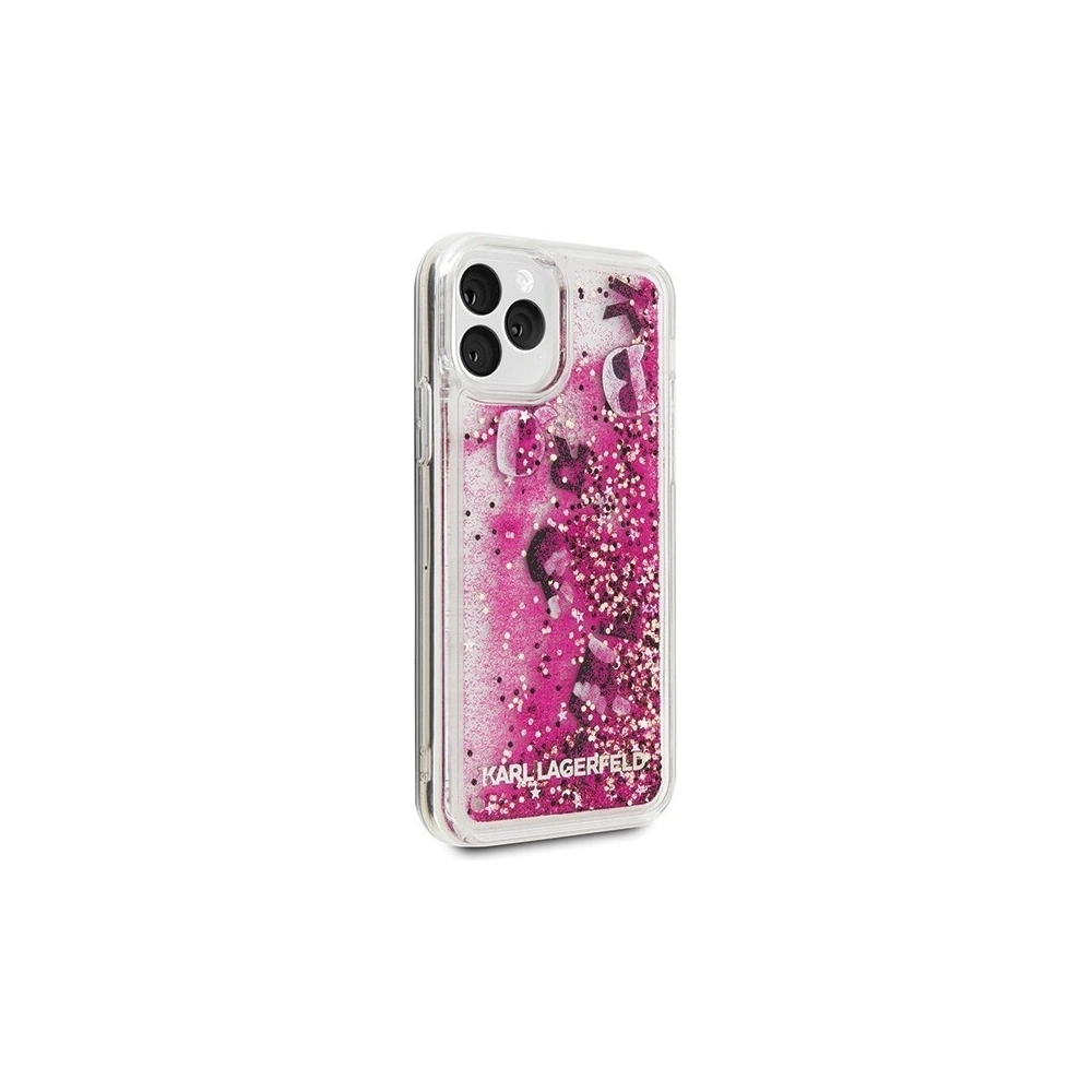 Karl Lagerfeld KLHCN58ROPI iPhone 11 Pro różowo-złoty/rosegold hard case Glitter