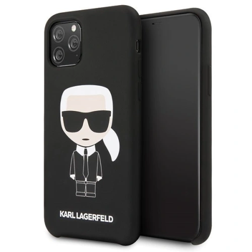 Kup Karl Lagerfeld KLHCN58SLFKBK iPhone 11 Pro Hartschalenetui schwarz/schwarz Silikon Iconic - KLD129BLK - {ean13} - Sklep Home Screen