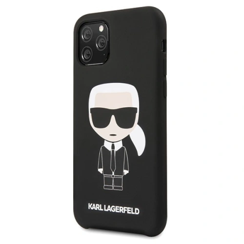 Kup Karl Lagerfeld KLHCN58SLFKBK iPhone 11 Pro Hartschalenetui schwarz/schwarz Silikon Iconic - KLD129BLK - {ean13} - Sklep Home Screen