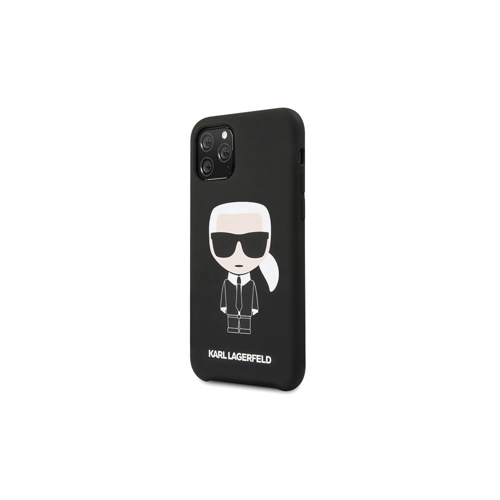 Karl Lagerfeld KLHCN58SLFKBK iPhone 11 Pro hardcase czarny/black Silicone Iconic