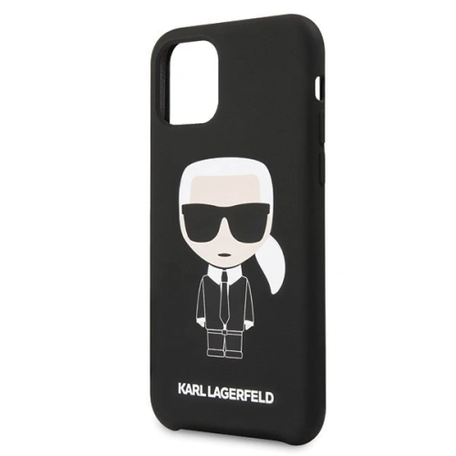 Kup Karl Lagerfeld KLHCN58SLFKBK iPhone 11 Pro Hartschalenetui schwarz/schwarz Silikon Iconic - KLD129BLK - {ean13} - Sklep Home Screen