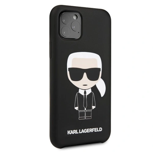 Kup Karl Lagerfeld KLHCN58SLFKBK iPhone 11 Pro Hartschalenetui schwarz/schwarz Silikon Iconic - KLD129BLK - {ean13} - Sklep Home Screen