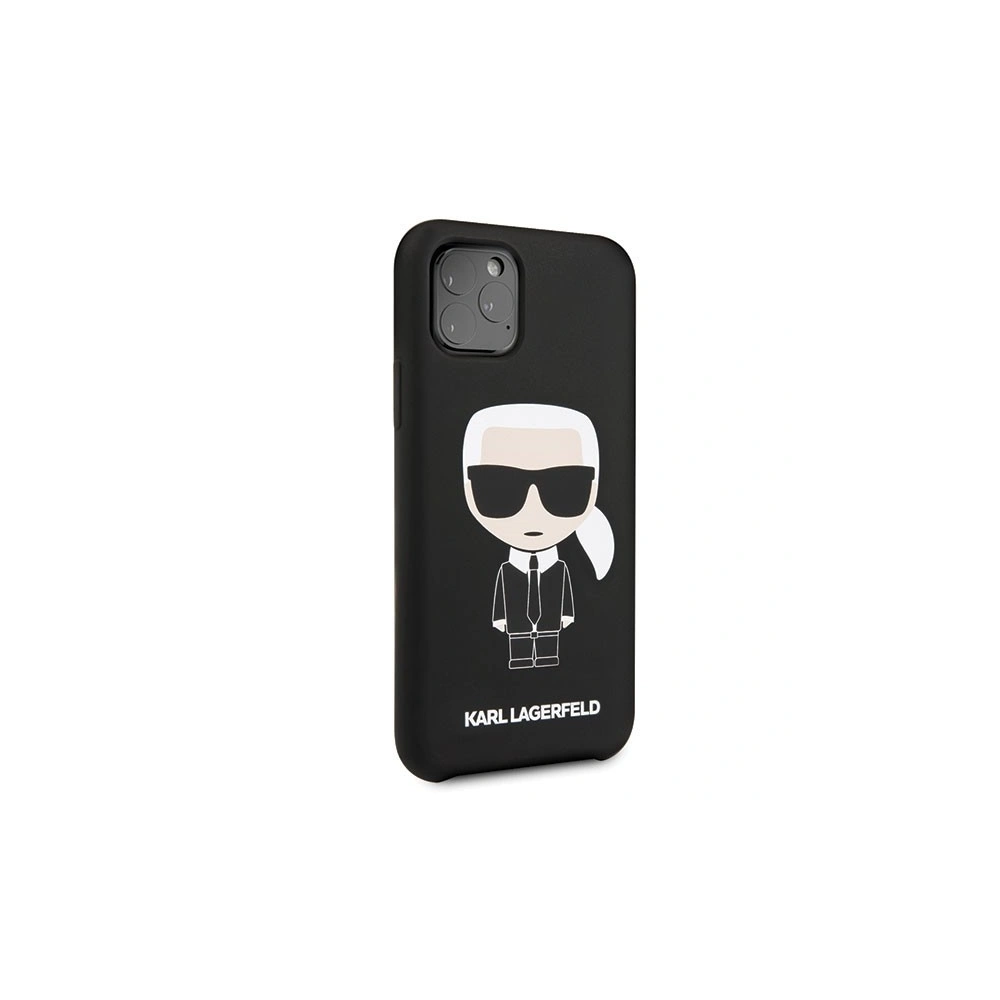 Karl Lagerfeld KLHCN58SLFKBK iPhone 11 Pro hardcase czarny/black Silicone Iconic