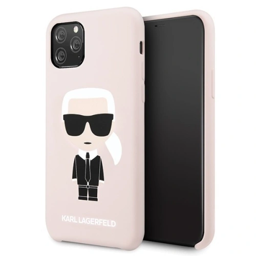 Kup Karl Lagerfeld KLHCN58SLFKPI iPhone 11 Pro hardcase világos rózsaszín/színes szilikon ikonikus - KLD130PNK - {ean13} - Sklep Home Screen