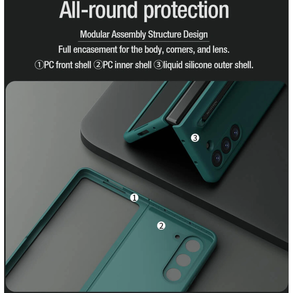 Etui Nillkin Flex Pure Fold Case Samsung Galaxy Z Fold 5 czarne