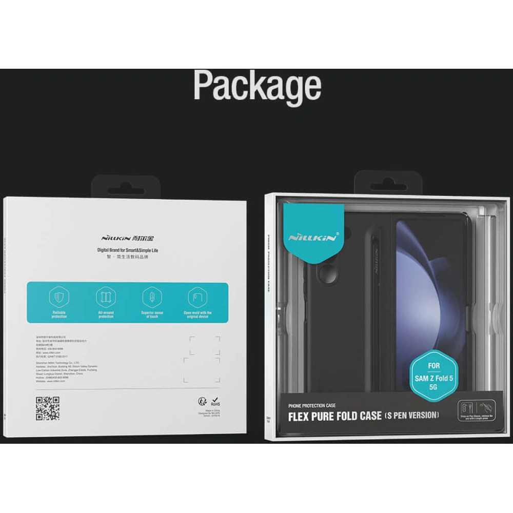 Etui Nillkin Flex Pure Fold Case Samsung Galaxy Z Fold 5 czarne