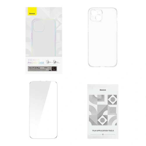 Kup Etui + szkło hartowane Baseus Crystal Series MagSafe Apple iPhone 14 Plus - BSU4869 - {ean13} - Sklep Home Screen