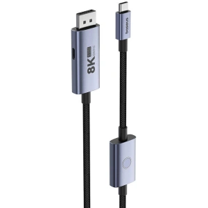 Adapter Baseus BS-OH176 USB-C / DisplayPort 8K 60Hz 1.5m czarny