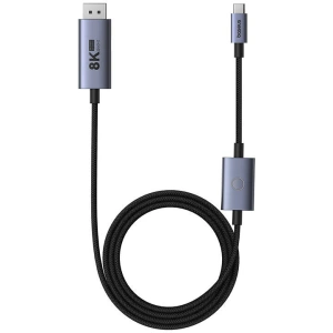 Adapter Baseus BS-OH176 USB-C / DisplayPort 8K 60Hz 1.5m czarny