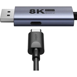 Adapter Baseus BS-OH176 USB-C / DisplayPort 8K 60Hz 1.5m czarny