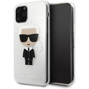 Kup Karl Lagerfeld KLHCN58TPUTRIKSL iPhone 11 Pro srebrny/silver Glitter Ikonik Karl - KLD132SLV - {ean13} - Sklep Home Screen