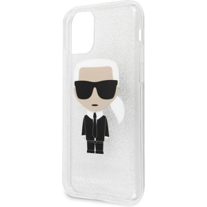 Kup Karl Lagerfeld KLHCN58TPUTRIKSL iPhone 11 Pro srebrny/silver Glitter Ikonik Karl - KLD132SLV - {ean13} - Sklep Home Screen