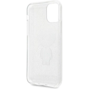 Kup Karl Lagerfeld KLHCN58TPUTRIKSL iPhone 11 Pro srebrny/silver Glitter Ikonik Karl - KLD132SLV - {ean13} - Sklep Home Screen