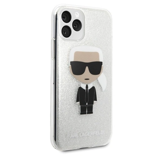 Kup Karl Lagerfeld KLHCN58TPUTRIKSL iPhone 11 Pro ezüst/silver Glitter Ikonik Karl - KLD132SLV - {ean13} - Sklep Home Screen
