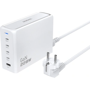 Kup Încărcător de rețea Dudao A228EU GaN 1xUSB-A, 4xUSB-C PD 228W alb - DDA349 - {ean13} - Sklep Home Screen