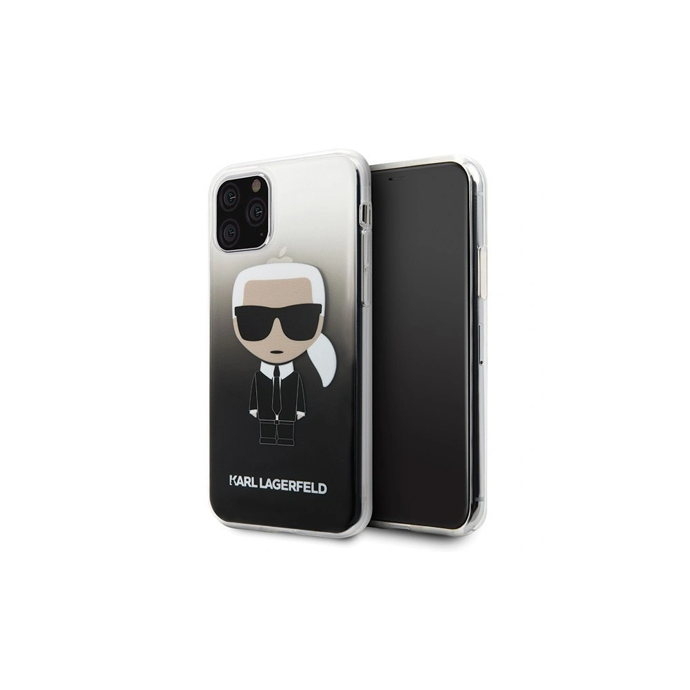 Karl Lagerfeld KLHCN58TRDFKBK iPhone 11 Pro czarny/black Gradient Ikonik Karl
