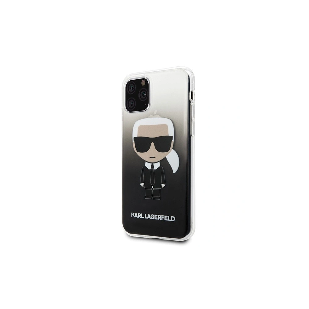 Karl Lagerfeld KLHCN58TRDFKBK iPhone 11 Pro czarny/black Gradient Ikonik Karl