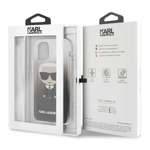 Kup Karl Lagerfeld KLHCN58TRDFKBK iPhone 11 Pro černý/black Gradient Ikonik Karl - KLD133BLK - {ean13} - Sklep Home Screen