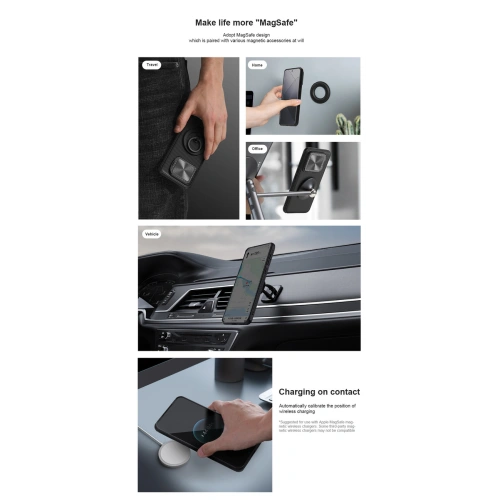 Kup Etui Nillkin CamShield Prop Magnetic Case Xiaomi 14 černé - NLK1542 - {ean13} - Sklep Home Screen