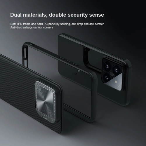 Kup Etui Nillkin CamShield Prop Magnetic Case Xiaomi 14 černé - NLK1542 - {ean13} - Sklep Home Screen