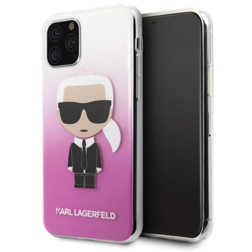 Kup Karl Lagerfeld KLHCN58TRDFKPI iPhone 11 Pro růžový/pink Gradient Ikonik Karl - KLD134PNK - {ean13} - Sklep Home Screen