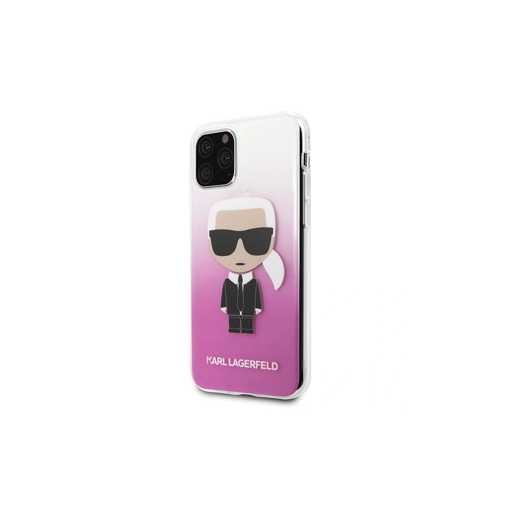 Karl Lagerfeld KLHCN58TRDFKPI iPhone 11 Pro różowy/pink Gradient Ikonik Karl