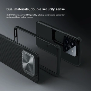 Kup Etui Nillkin CamShield Prop Magnetic Case Xiaomi 14 Pro czarne - NLK1543 - {ean13} - Sklep Home Screen