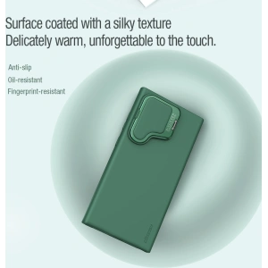 Kup Etui Nillkin CamShield Silky Prop Silicone Case Samsung Galaxy S24 Ultra czarne - NLK1544 - {ean13} - Sklep Home Screen